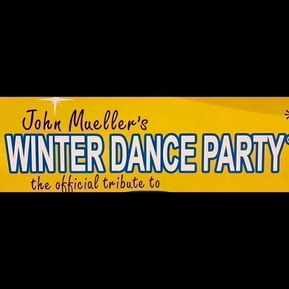 Winter Dance Party Plastic Wall Print Big Bopper Collection Music Entertainment